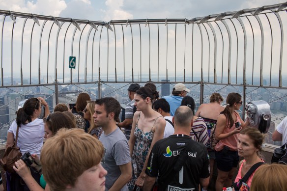 Empire State Building. Tourists on the 86th floor #1