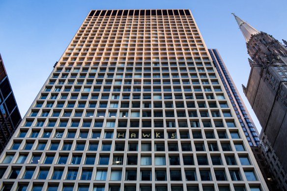 Every time the Chicago Black Hawks win the Stanley Cup, Post-It expences are off the charts