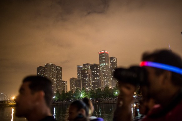 Whether you're wearing cargo pants or tuxedo - neon head bands go with everything