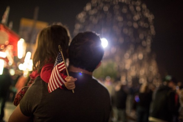 July 3. Warming up with some light firework