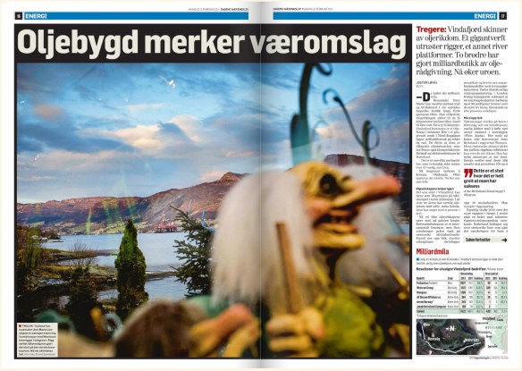 The story as it appeared in the Norwegian Business Daily (Dagens Næringsliv)
