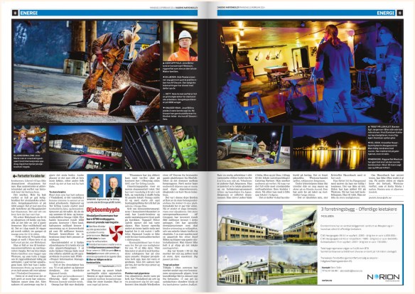 The story as it appeared in the Norwegian Business Daily (Dagens Næringsliv)