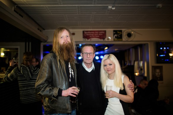 Nightlife. Øyvind Paulsen (at left), Svein Takla and Marianne Solheim