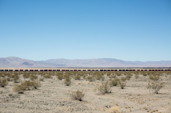 Desert #3. Freight train