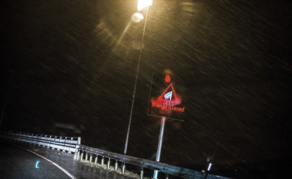 Bremanger #10. Road off the island (closed)